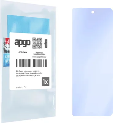 Produktbild von apgo Displayschutzglas für Samsung Galaxy Z Fold 2 Bildschirmschutz, 9H Hybrid Schutzglas mit Keramikbeschichtung [Glänzend, Full Glue]