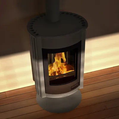 Produktbild von HS FLAMINGO Kaminofen MASTERFLAMME Medie II - grau