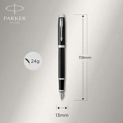 Produktbild von PARKER Füller IM     Lacquer Black                    M Blau Geschenkbox