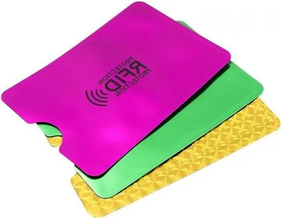 Produktbild von Grüne Glühbirne - 3 Stück RFID-Blocker für Kreditkarten und Personalausweise