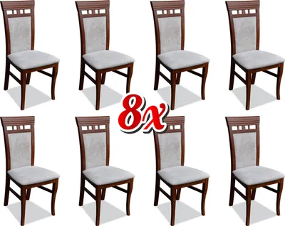 Produktbild von Esszimmer Komplette Sitzgruppe Design Stuhl Set Stühle 8x Garnitur Gruppen Neu