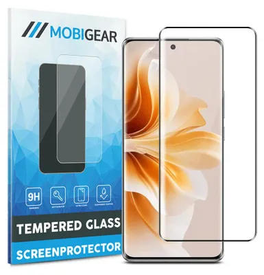 Produktbild von Mobigear Premium Schutzglas für OPPO Reno 12 - hüllenfreundlich