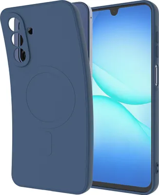 Image de Cazy Coque compatible avec Samsung Galaxy A17 (4G / 5G) Coque compatible avec MagSafe – Color Backcover – Bleu