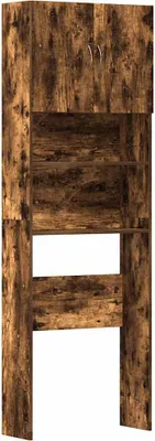 Produktbild von vidaXL Waschmaschinenschrank Räuchereiche 64x24x190 cm Holzwerkstoff