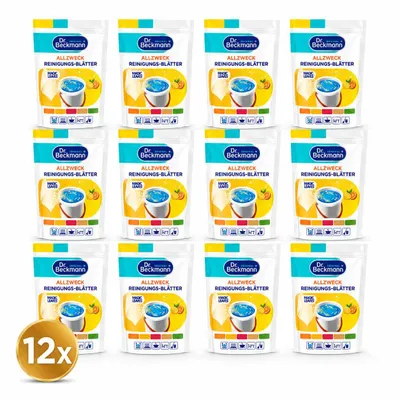Produktbild von Dr. Beckmann Magic Leaves 12x20 Reinigungstücher Summer Lemon