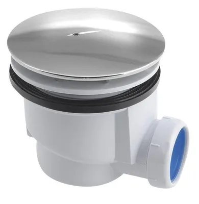 Produktbild von Aqualine Duschwannensiphon, 90mm, Edelstahl