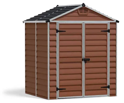 Produktbild von Palram - Canopia Kunststoff Gerätehaus Skylight 65 Bernstein 154x185x217 cm