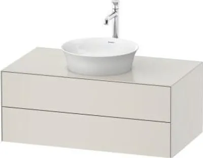 Produktbild von DURAVIT WT4986039390010 WTU White Tulip wandhängend, 2 SchKa