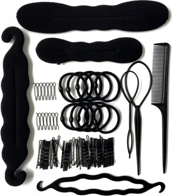 Produktbild von Haarstyling-Set - Dutt - Vielseitige Styling-Lösungen - Hochsteckfrisur - Einfach kreierbar