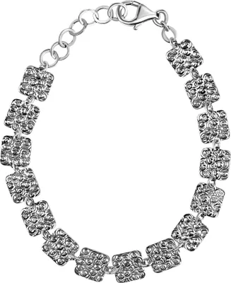 Produktbild von F Armband 925/- Sterling Silber 18+3cm weiß 245260008R