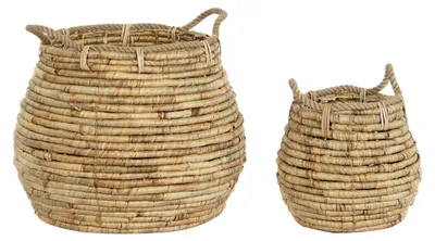 Körbe-Set, mehrfarbig, Metall, 50x50x48 cm, 2 Stück