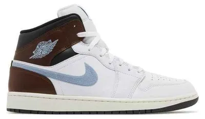 Produktbild von Air Jordan 1 Mid SE Brown Blue Grey - EU: 40