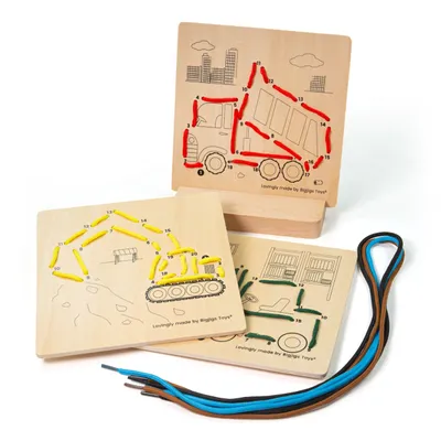 Immagine prodotto di Bigjigs Toys Macchine per costruire con i numeri