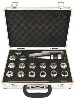 Produktbild von ELMAG Spannzangen-Set ISO30 (ER40), 15-tlg., 2-26mm