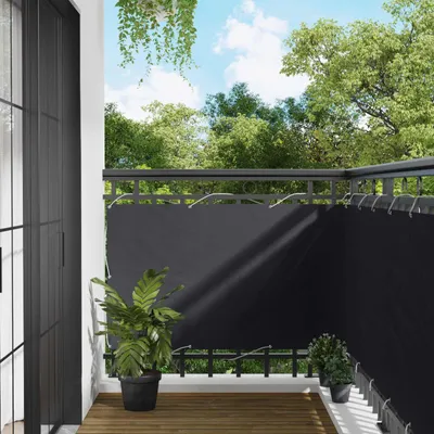 Immagine prodotto di Schermo da balcone Nero 100 x 500 cm Tessuto Oxford
