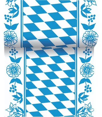 Produktbild von 6x Dunicel-Tischläufer 20 m x 15 cm   Bayer. Raute
