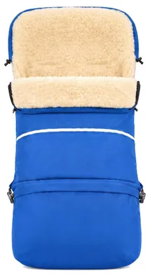 Productafbeelding van Baby-Joy voetenzak FINN XXL - 110 cm - Wintervoetenzak voor kinderwagens en buggy's - Thermische voetenzak - Kleur: 13 Blauw, AI-gegenereerde afbeelding