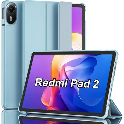 Immagine prodotto di Custodia protettiva per Xiaomi Redmi Pad 2 (11 pollici, 2025) - Ultra sottile con funzione stand e auto-risveglio/spegnimento, colore blu