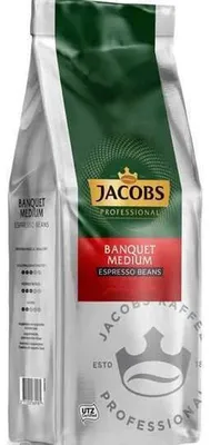 Zdjęcie produktu dla Jacobs Banquet Medium Espresso Roast Kawa ziarnista cała 1000g