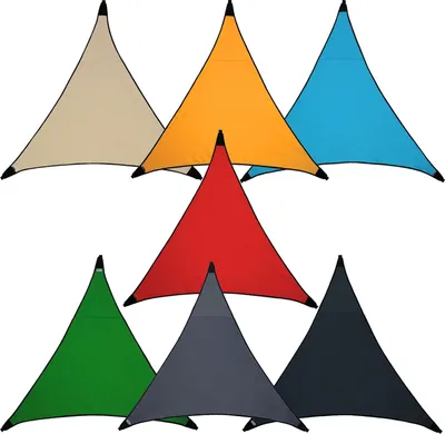 Produktbild von Sonnensegel Wasserdicht Sonnenschutz Garten mit befestigungen Leinen 100% Schutz vor UV-Strahlungen (3m x 3m, Rot)