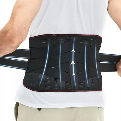 Produktbild von Rückenstützgürtel Orthese Stabilisator Atmungsaktiv Größe XL