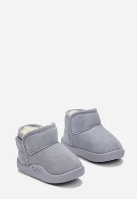 Produktbild von Jungen Mädchen Winterstiefel, Schneestiefel Kinder Winterschuhe, Farbe:Blau Gr:26