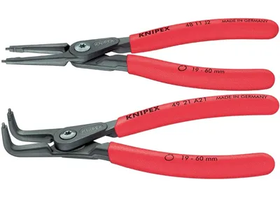 Produktbild von Präzisionsicherungsringzange DIN5256C L180mm Ø19,0-60,0mm gr.atramentiert Knipex