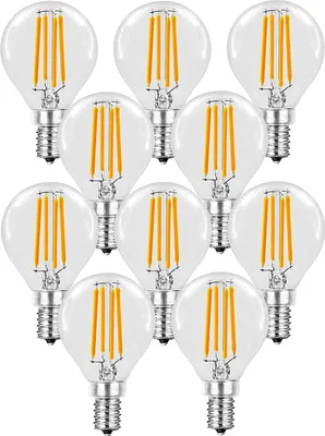 Produktbild von 10er Set 5 Watt LED Leuchtmittel E14 Filament 3000K Glühbirne