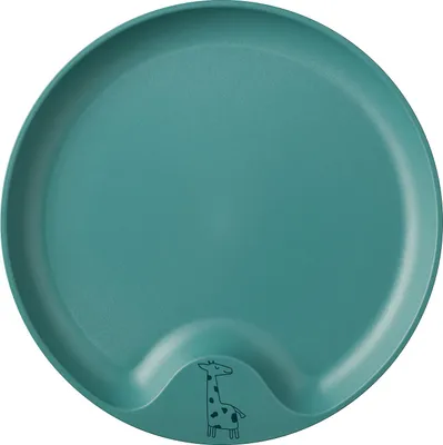 Produktbild von Mepal – Kinderteller Mepal Mio – Kleinkind Teller – Kinder-freundlicher Teller – Kinder Geschirr – Mikrowellentauglich – Spülmaschinentauglich – BPA frei – Deep turquoise