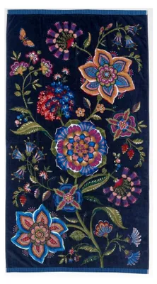 Produktbild von Badetuch dunkelblau 100x180cm (1 Stück)