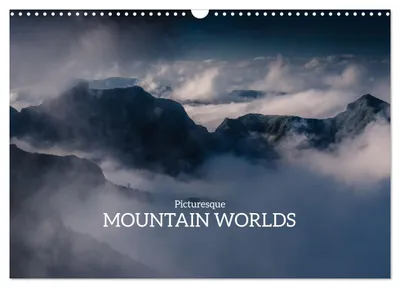 Produktbild von Malerische Bergwelten (Wandkalender 2027, Format DIN A3, Querformat), CALVENDO 12-Monats-Wandkalender