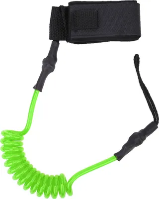 Zdjęcie produktu dla Langlebiger TPU Elastic Foot Seil Leine -Knöchel dehnbar für Paddelplatten -Surfboardgreen Weiß
