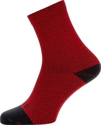 Produktbild von Gore C3 Dot Socken über dem Knöchel rot-schwarz größe 38-40 100260359907