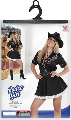 Produktbild von Rodeo Girl Kleid mit Unterrock und Gürtel S