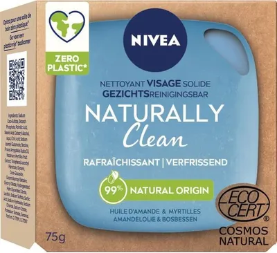 Produktbild von Nivea Naturally clean face bar verfrissend (75 gr)