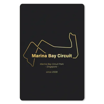 Produktbild von MuchoWow® Mauspad Mousepad Singapur - Formel-1-Rennstrecke 40x60 cm - Mousepads - Maus Mat - Pad - Mausunterlage - Schreibtisch Accesoire