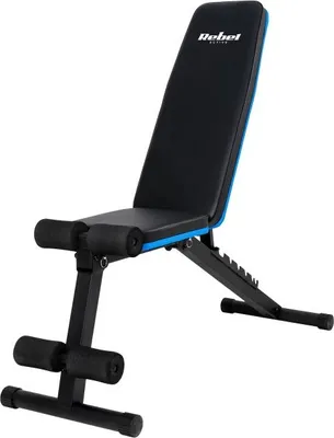 Image de Rebel RBA-2002 Banc d'entraînement incliné avec blocage des jambes, 136 x 43 x 113 cm