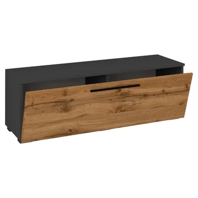 Zdjęcie produktu dla Meble TV | Lowboard | Szafka TV z szerokimi drzwiami składanymi | Wymiary H. 39 x W. 115 x D. 40 cm | Fernseh Meble – Arila M