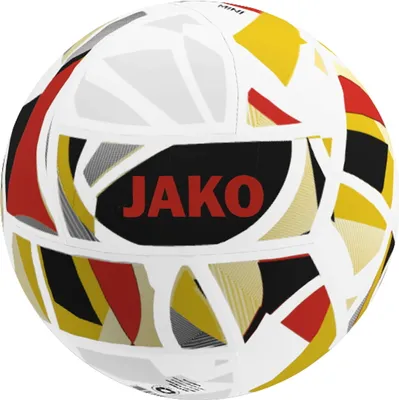 Produktbild von Jako Iconic Miniball - Weiß / Schwarz / Rot