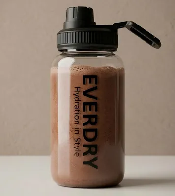 Image de Bouteille en verre borosilicaté de qualité supérieure, 700 ml, avec filtre en acier inoxydable