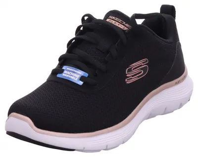 Image de Skechers Femmes Baskets FLEX APPEAL 5.0 UPTAKE Noir-Rose-Or, Couleur:Noir, EU Taille:35½