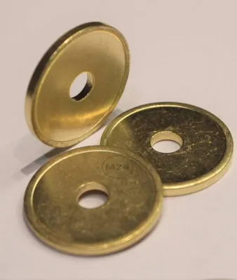 Produktbild von 100 x Parkmünze, Parkmarke 26mm x 2,3mm, Parkmünzen mit Loch als Wertmarken