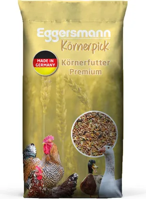 Produktbild von Eggersmann Körnerpick 25kg Premium Hühnerfutter - Körnerfutter Premium Geflügelfutter - Premium Körnermischung für Hühner Gänse und Enten