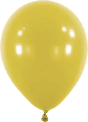 Produktbild von Senffarbene Latexballons, Decorator Mustard, 61 cm, 4 Stk.