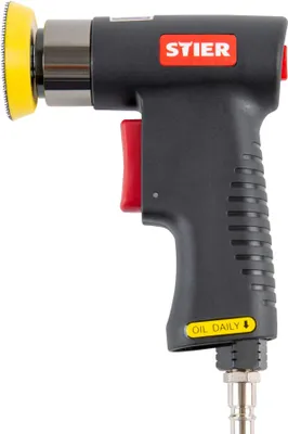 Produktbild von STIER Mini-Exzenterschleifer-Satz ME-26 Länge 100 mm 64-teilig