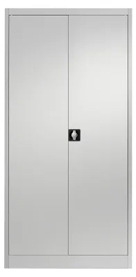 Produktbild von Werkzeugschrank, Materialschrank, Stahl, abschließbar, 4 Fachböden, Korpusfarbe lichtgrau, Türfarbe lichtgrau, 1.950 x 950 x 500 mm (HxBxT)