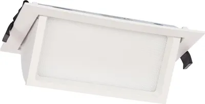 Produktbild von LED Downlight Einbaustrahler Schwenkbar Rechteckig 24W Chip 120 lm/W CCT Ausschnitt 210X125 mm No Flicker 3000K Warmweiß