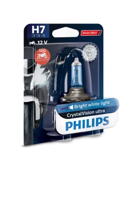 Obrázok produktu pre PHILIPS H7 CrystalVision Ultra Moto žiarovka 12V/55W - 1 ks.