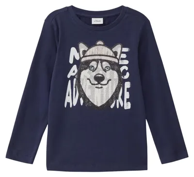 Produktbild von s.Oliver Langarmshirt mit Pailletten-Artwork