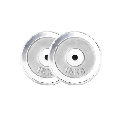 Produktbild von Hantelscheiben Chrom 2 x 15 Kg - 25mm Durchmesser